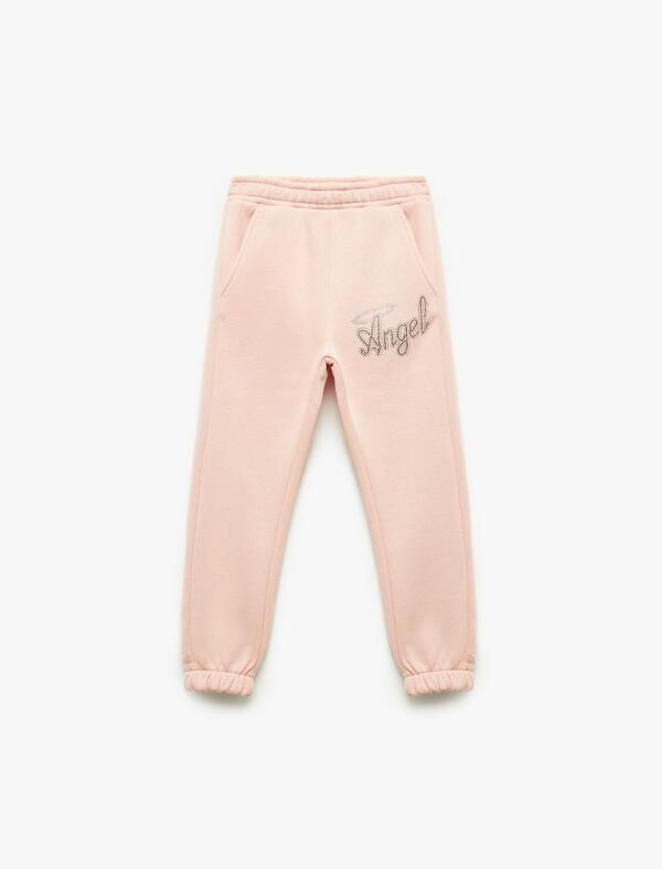 Koton Eşofman Altı Kız Çocuk 6WKG40042AK Pembe