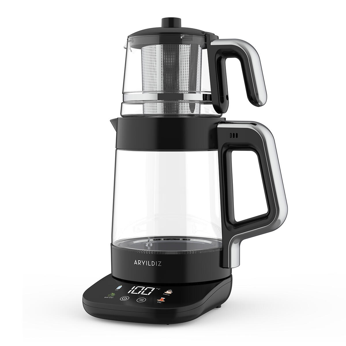 Aryıldız Çay Makinesi Vısıon Shıne Siyah 153AR278666