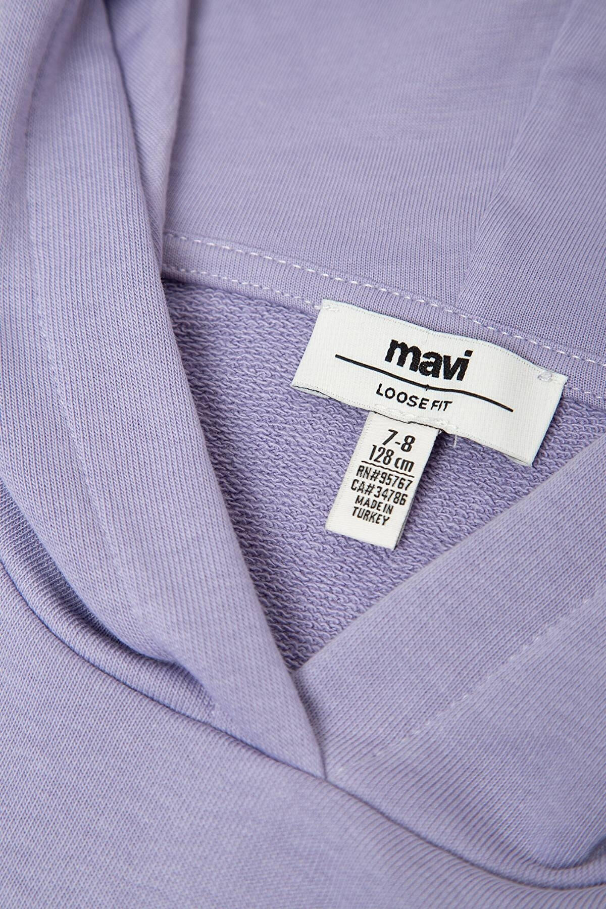Mavi Kız Çocuk Sweatshirt M7S10147-70557 Mor