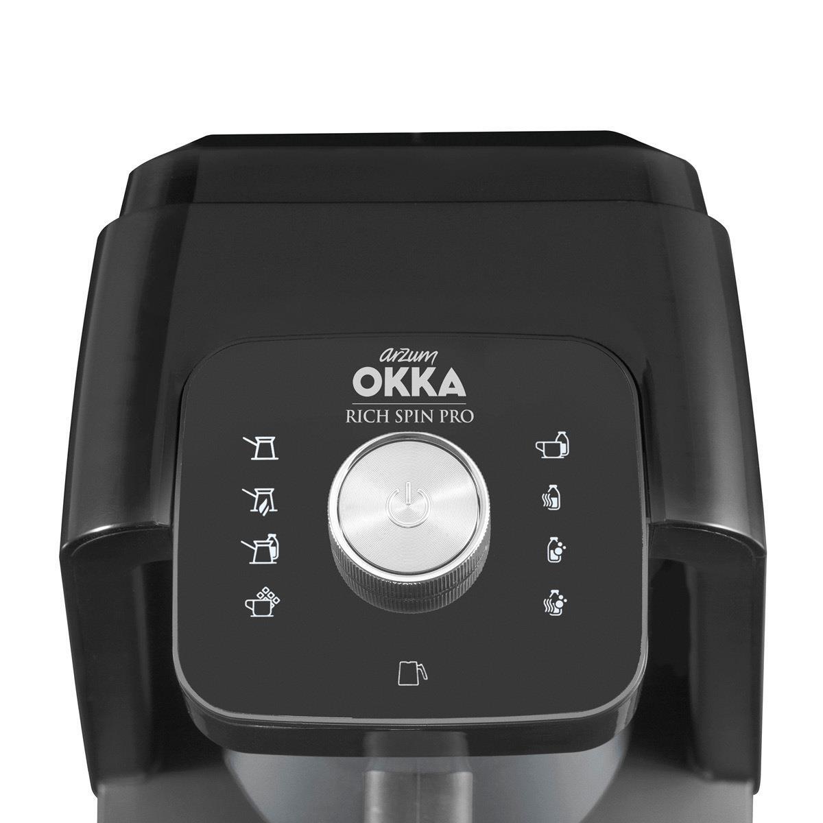 Arzum Kahve Makinesi Okka Rıch Spın Pro Türk OK0020 Krom