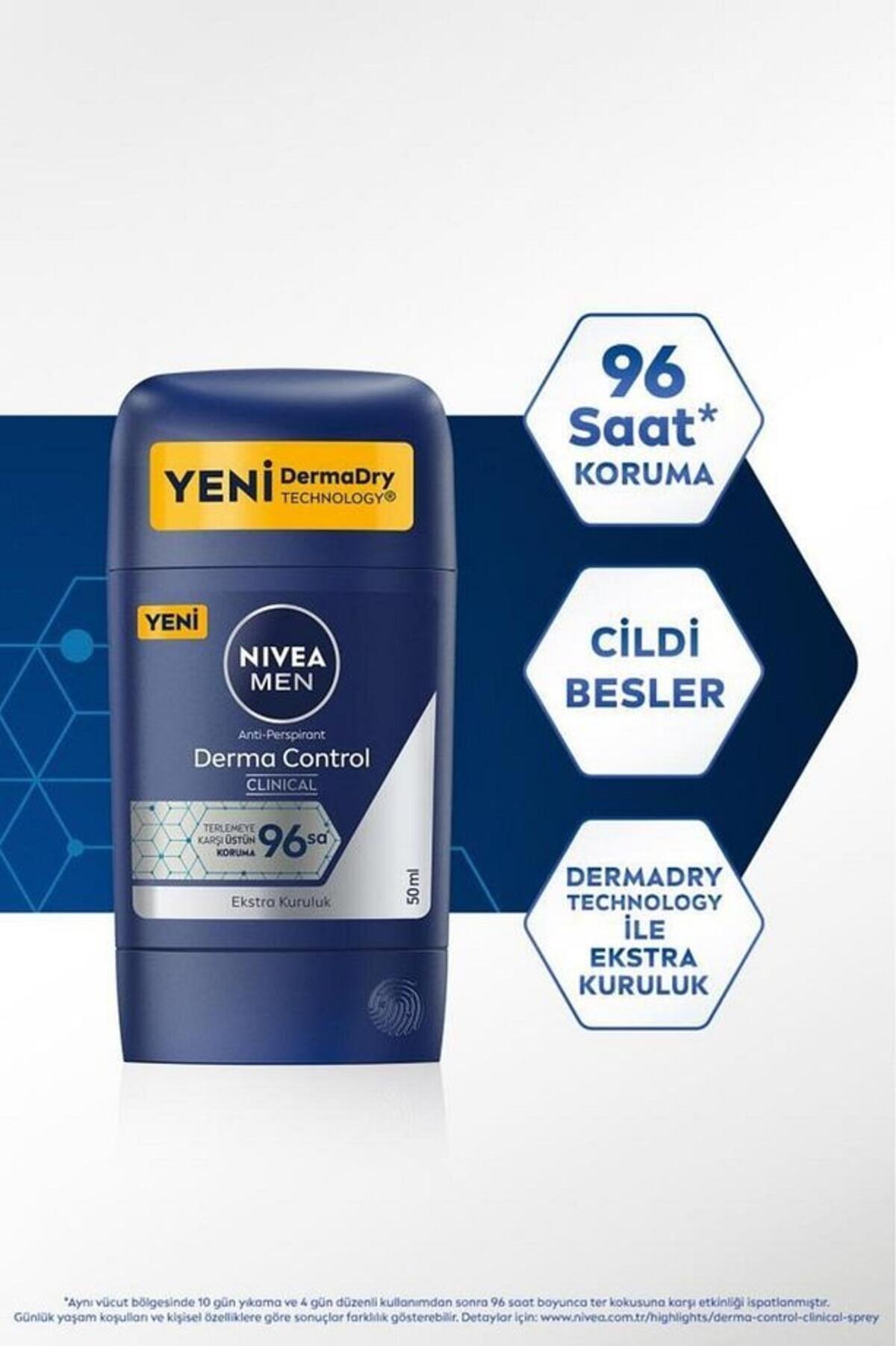 Nivea Men Erkek Stick Derma Control Clinical 50Ml