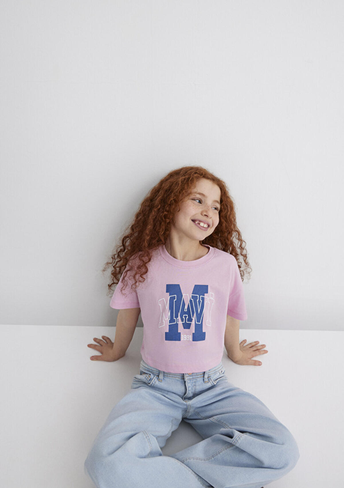 Mavi Tişört Kız Çocuk M7610276-86953 Pembe