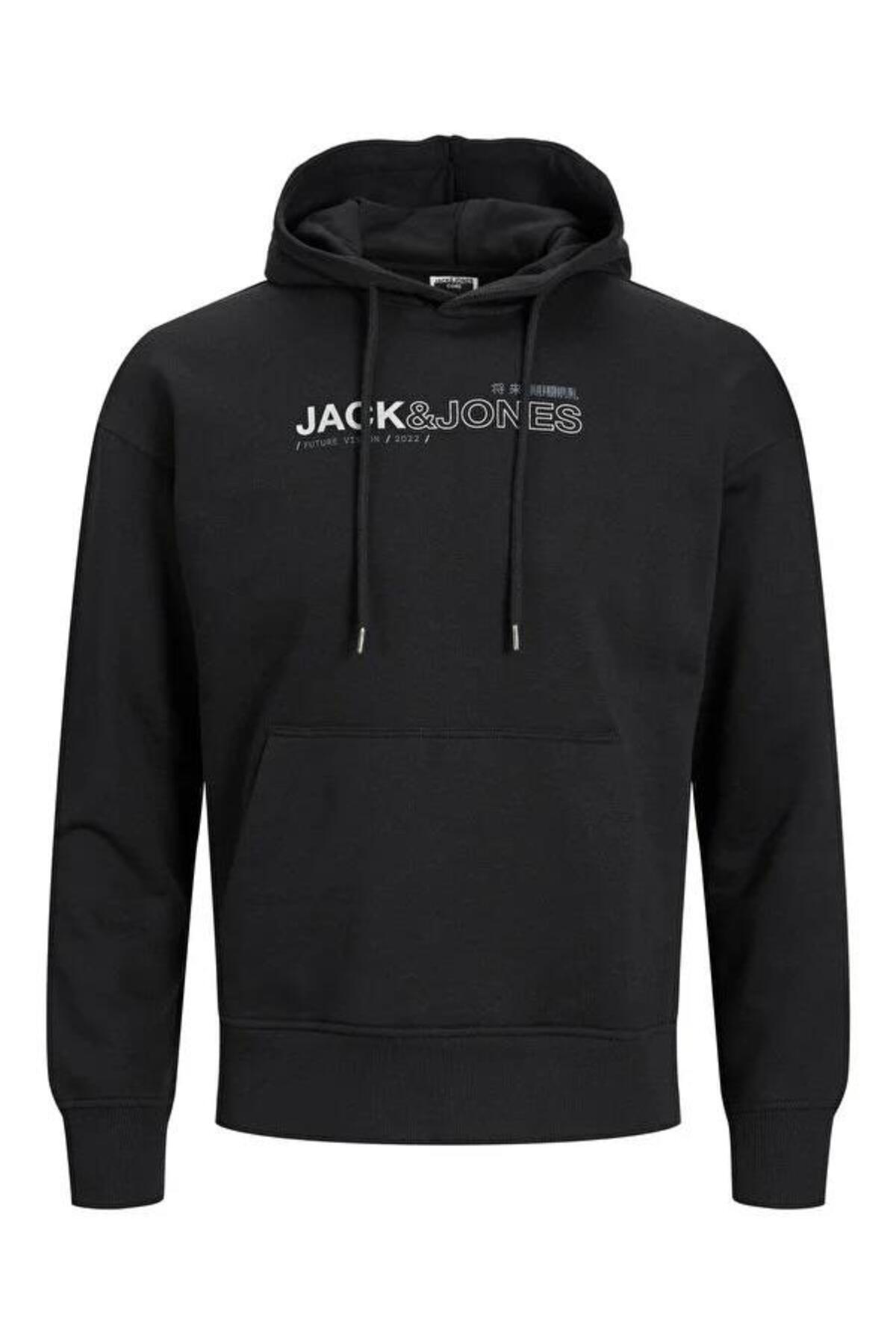 Jack&Jones Sweatshirt 12216286 Siyah Jack&Jones Sweatshirt 12216286 Siyah