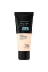 Maybelline Fondöten Fit Me Matte&Poreless No:104
