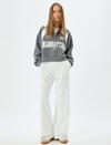 Koton Sweatshirt 5WAL10201IK Antrasit
