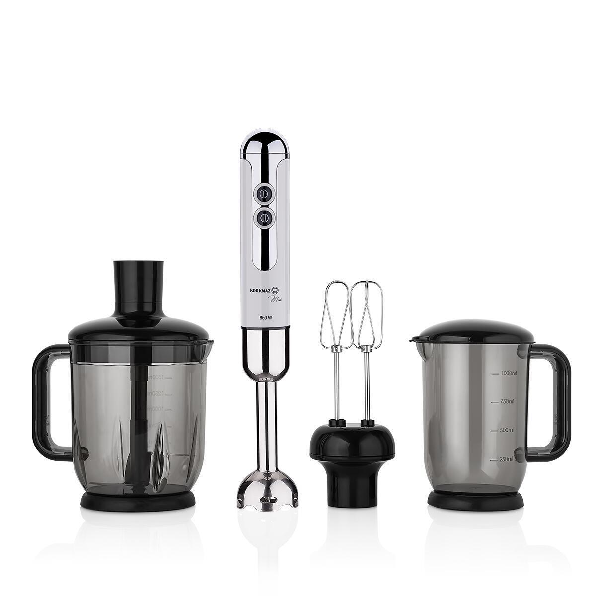 Korkmaz Blender Seti Mia Mega A447-14 Vanilya