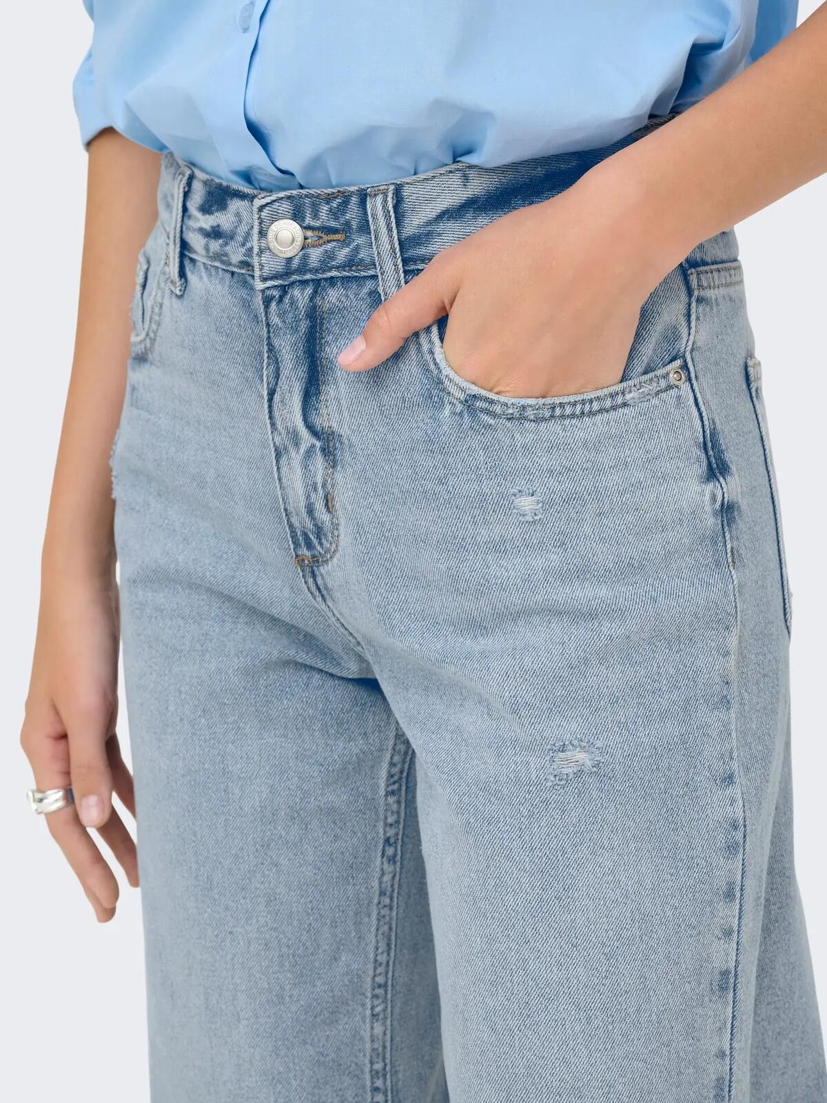 Only Pantolon 15337154 Açık Mavi