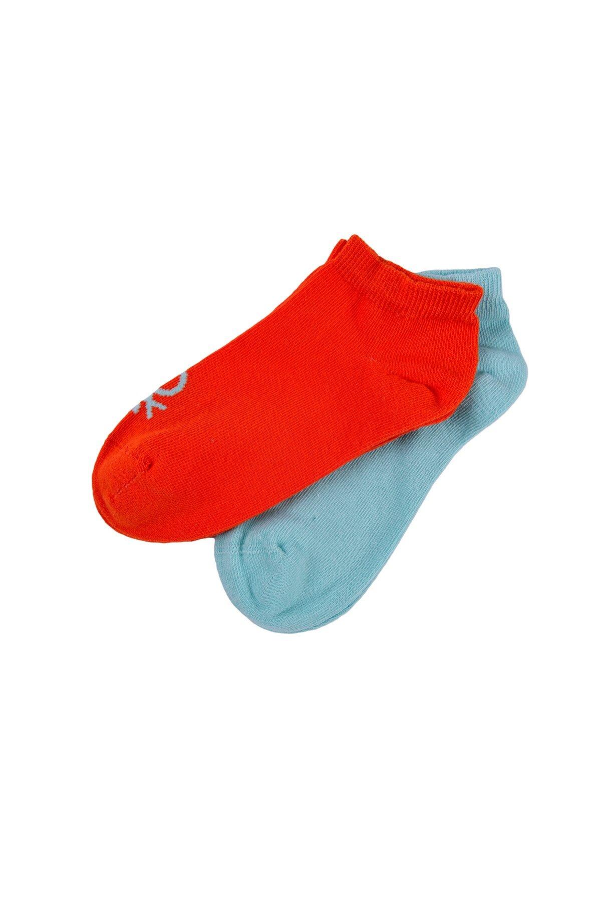 Benetton Babet Çorap 2Li Erkek Çocuk BNT-B24096 Kırmızı
