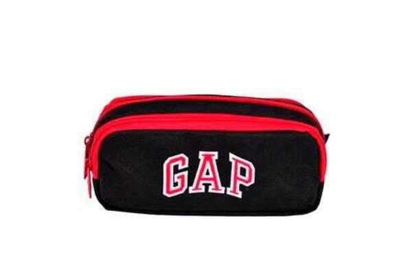 Gap 3 Bölme Kalem Çantası 12867 Siyah