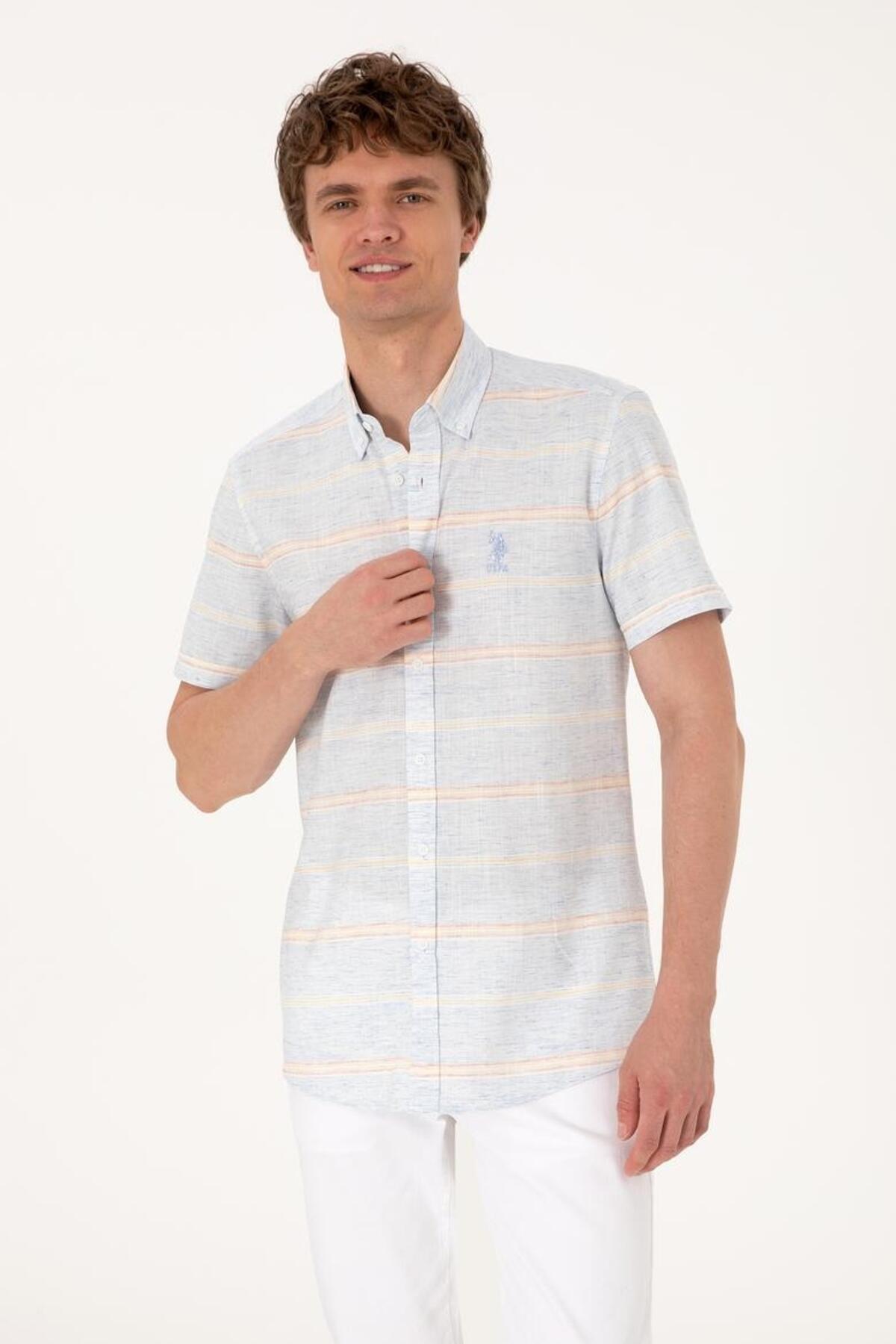 U.S Polo Assn. Gömlek 2105395 G081SZ004 Açık Mavi