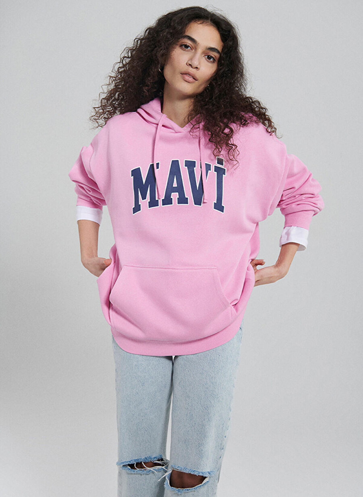 Mavi Sweatshirt M1600361-71038 Pembe
