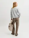 Jjxx Kadın Sweatshirt 12223962 Açık Gri Melanj