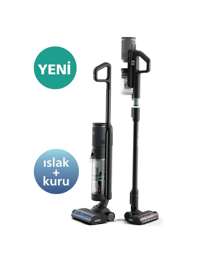 Philips Elk.Süpürge Dik Kablosuz Aqua Trıo Xw7263/11
