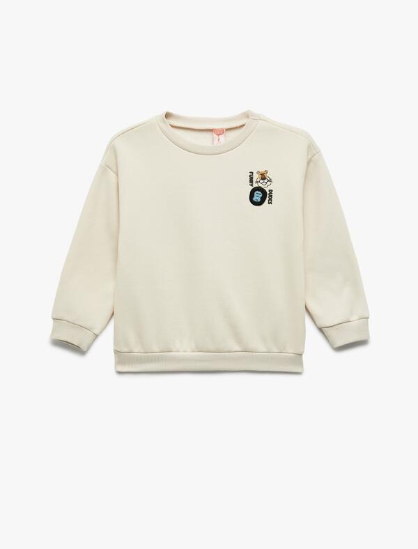 Koton Sweatshirt Erkek Bebek 6WMB10202TK Bej