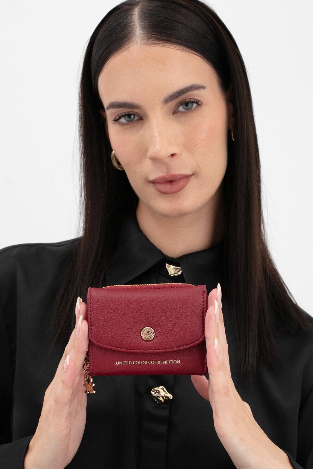 United Colors Of Benetton Kadın Cüzdan BNT_1629 Bordo