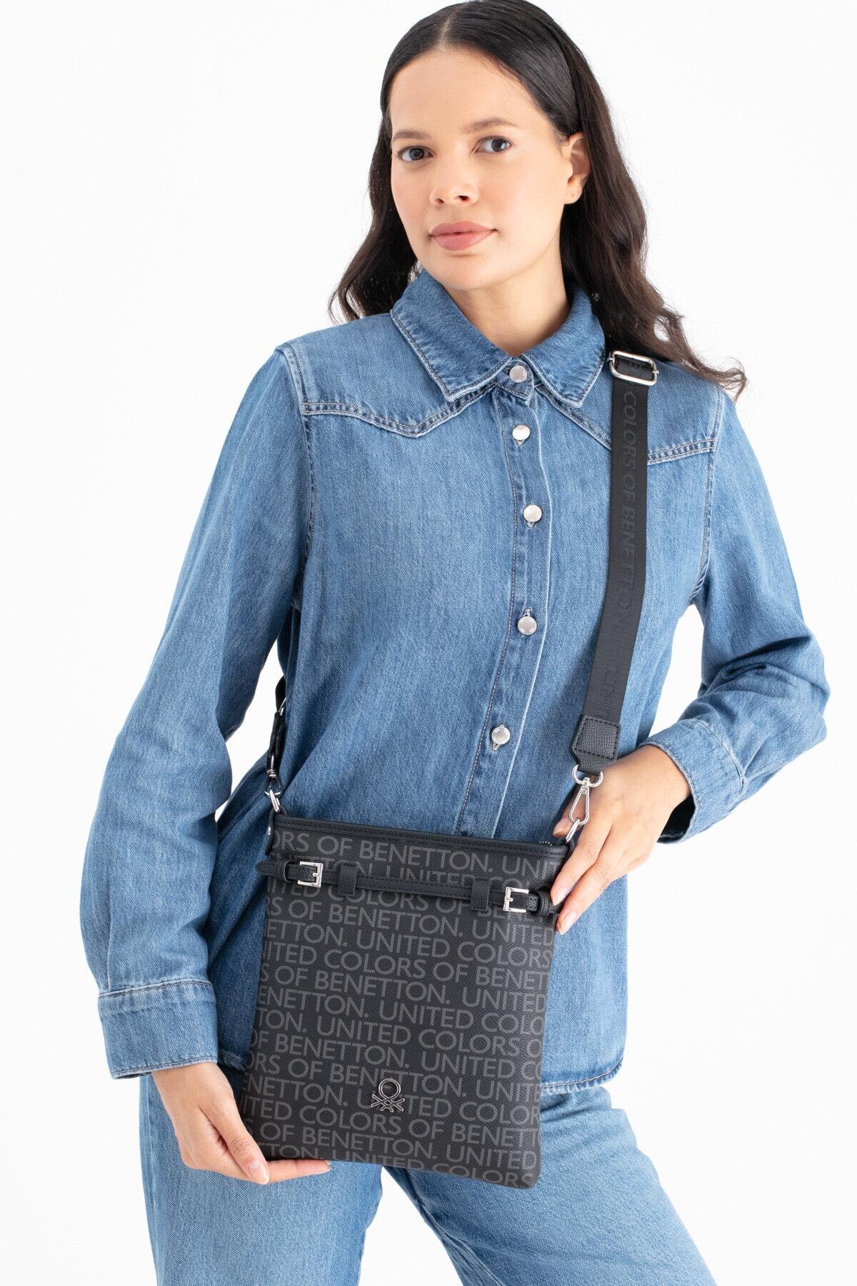 United Colors Of Benetton Kadın Çapraz Çanta BNT_1684 Siyah United Colors Of Benetton Kadın Çapraz Çanta BNT_1684 Siyah