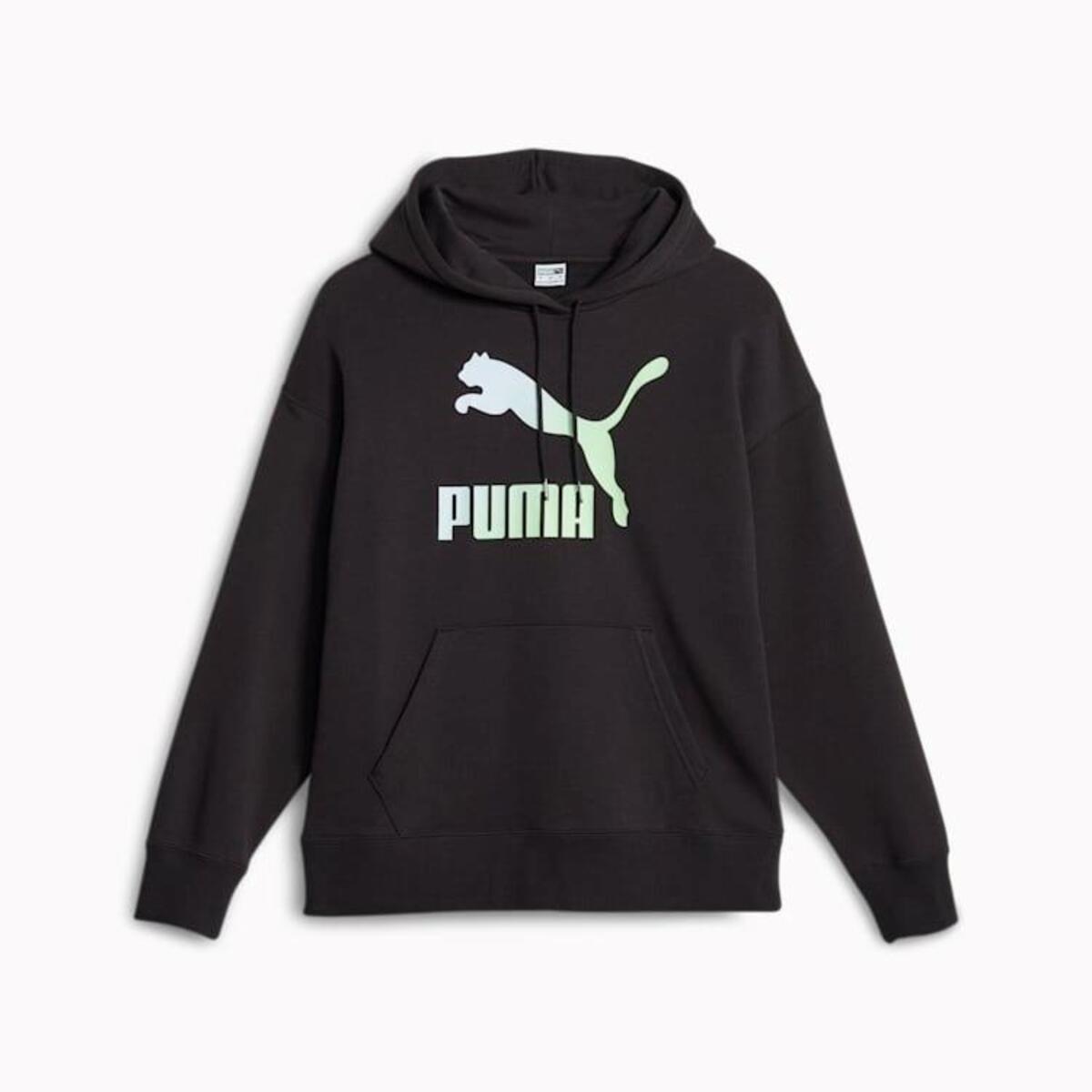 Puma Hoodie Classics Logo İnfill Tr 622747_01 Siyah