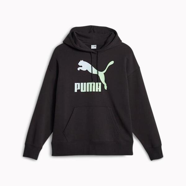 Puma Hoodie Classics Logo İnfill Tr 622747_01 Siyah