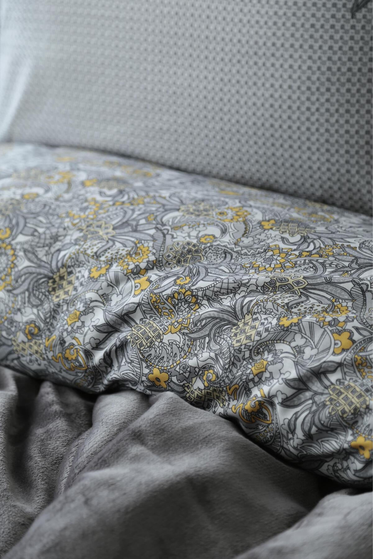 Apricitas Home Nevresim Takımı Çift Kişilik My Touch Antica Gray