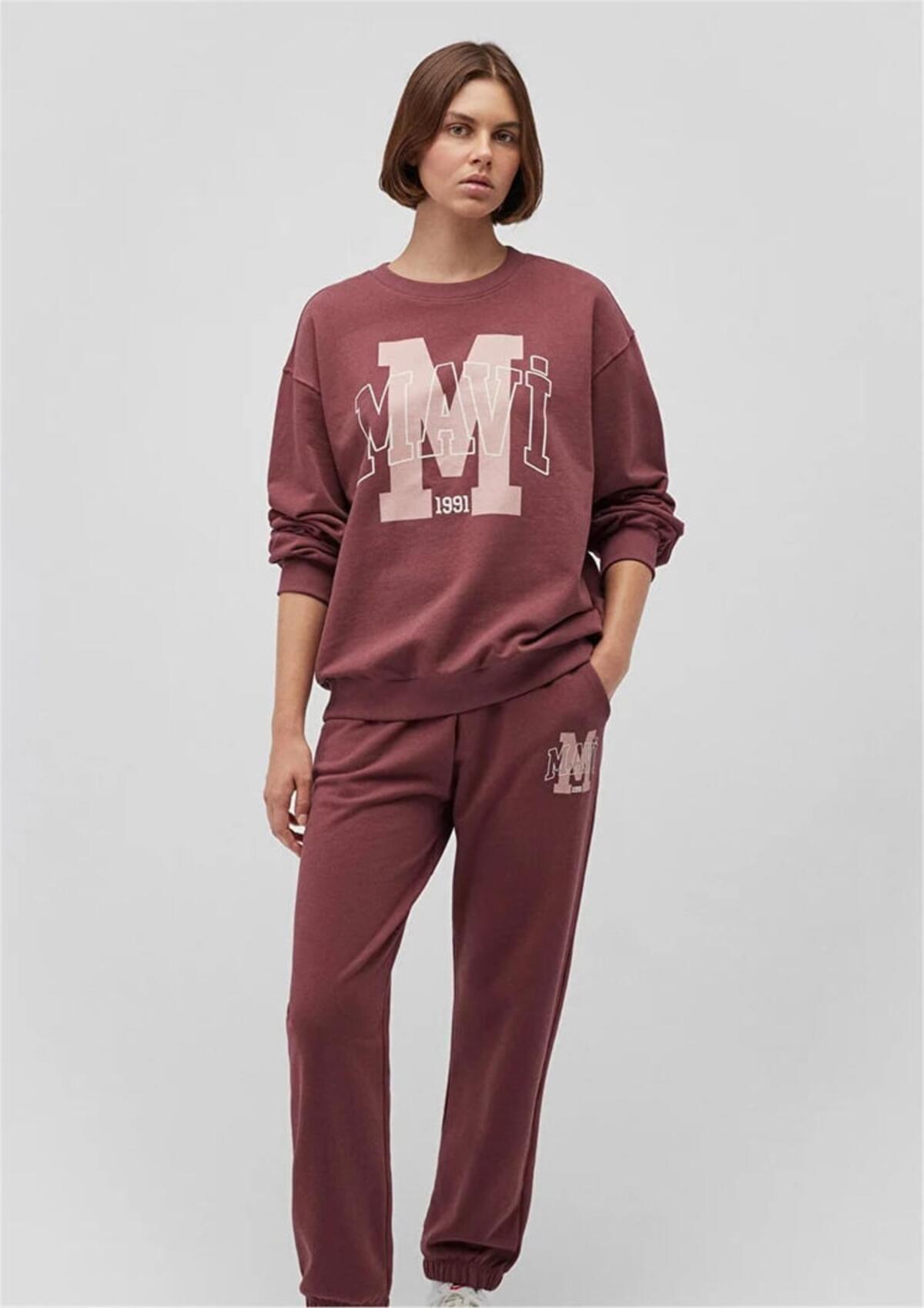 Mavi Sweatshirt M1S10162-70399 Bordo