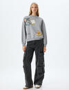 Koton Sweatshirt 5WAL10196IK Gri