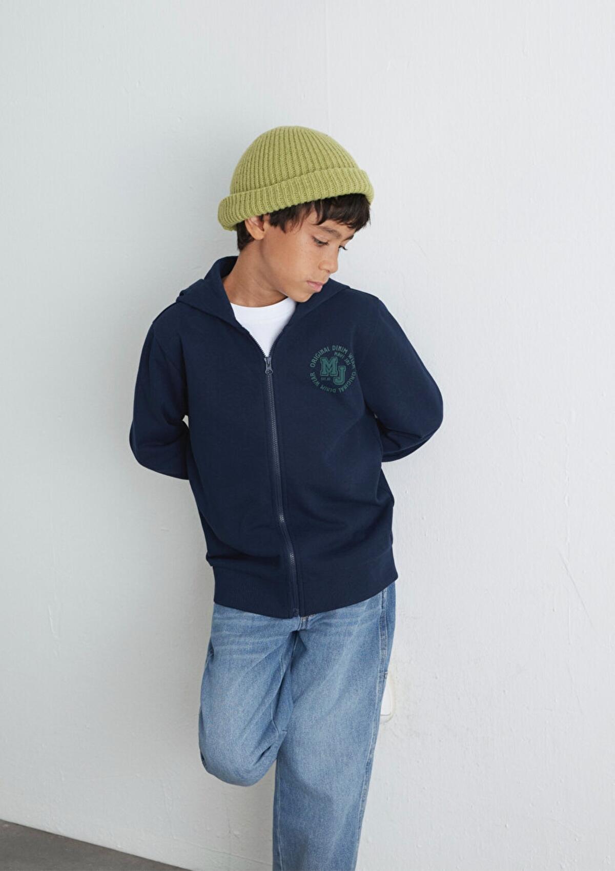 Mavi Sweatshirt Erkek Çocuk M6S10127-82318 Lacivert