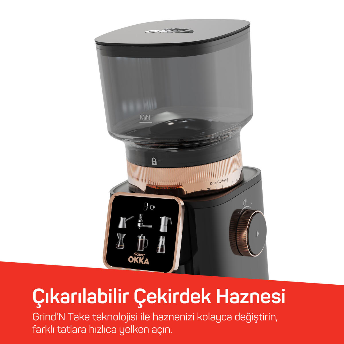 Arzum Kahve Öğütücü Okka Master Grind Ok0044-04