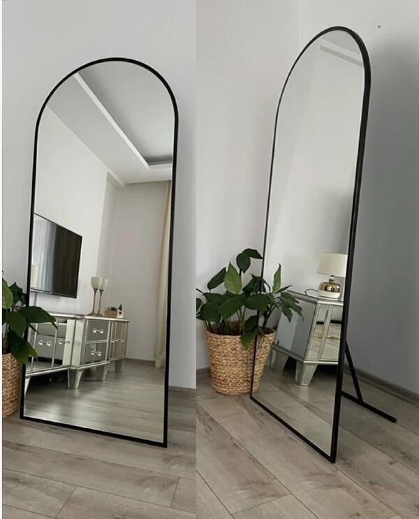 Batuhan Ayna Ayaklı Boy Aynası BTH-113 Siyah