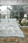Özdilek Nevresim Takımı Çift Kişilik Saten Soft Life Piel Mavi