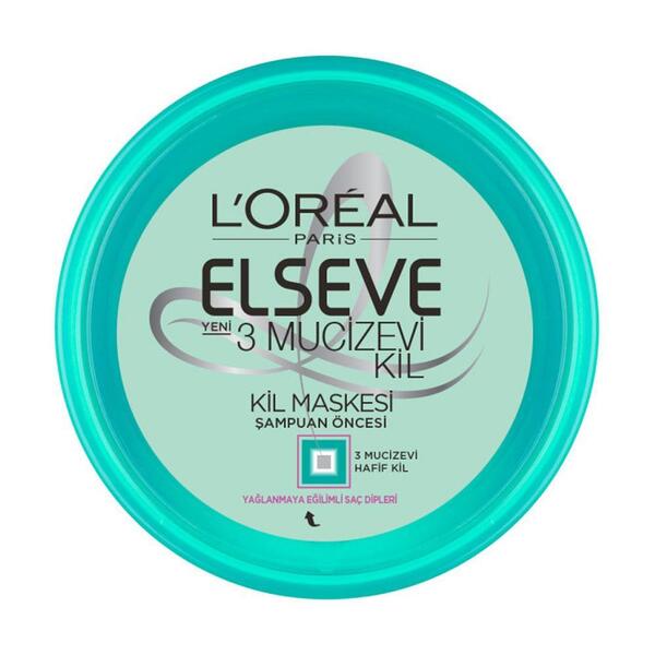 Elseve Saç Maskesi Mucizevi Kil 150Ml