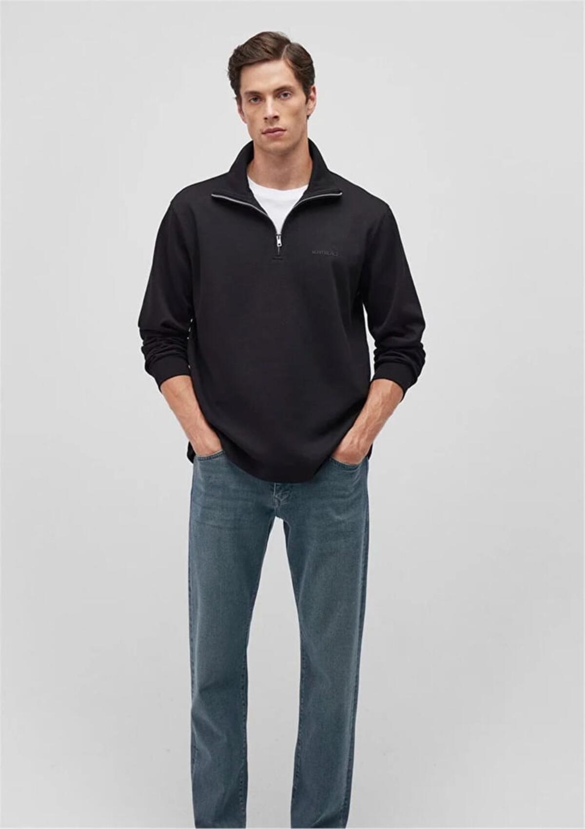 Mavi Sweatshirt M0S10252-900 Siyah