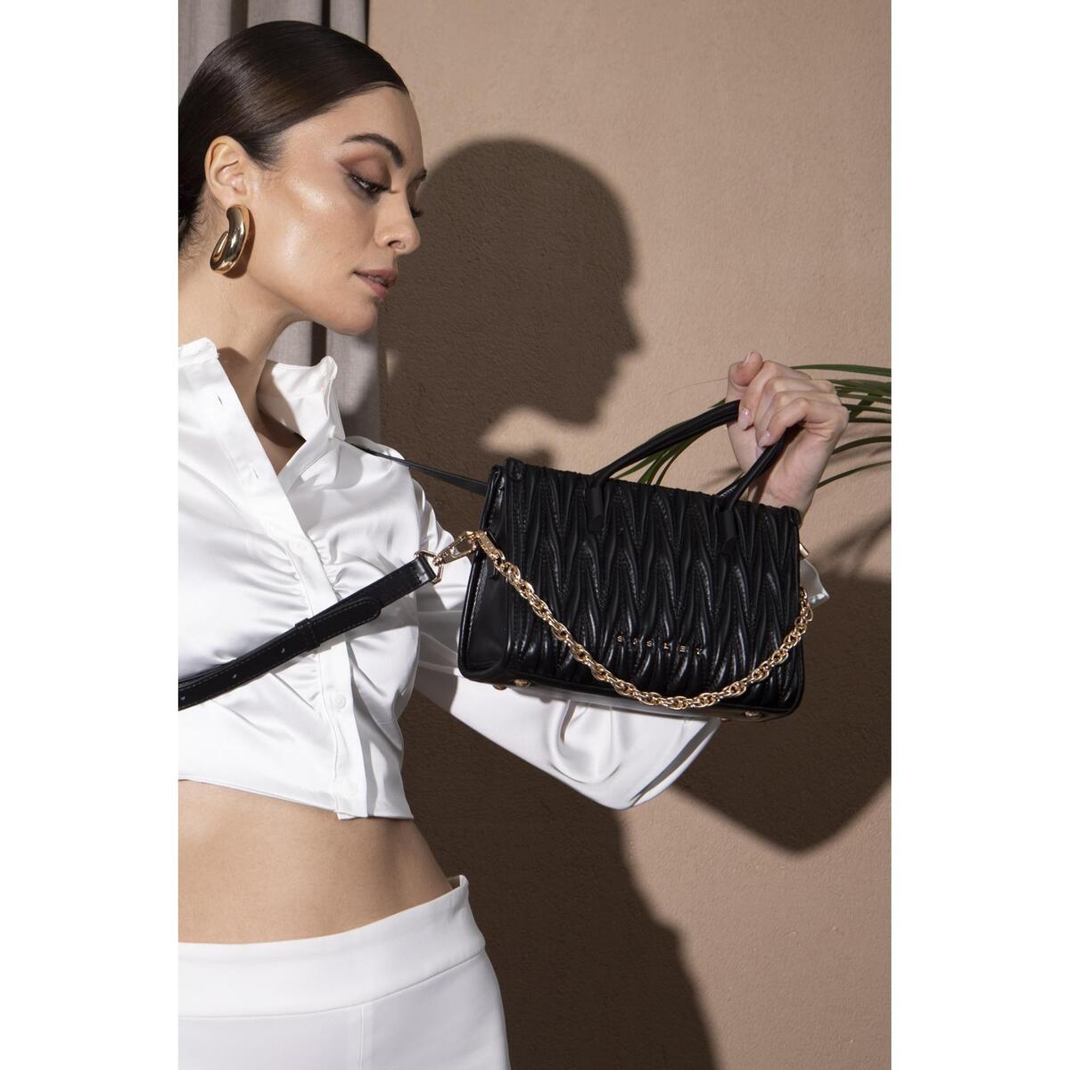 Sisley Kadın El Çantası SLY_179 Siyah