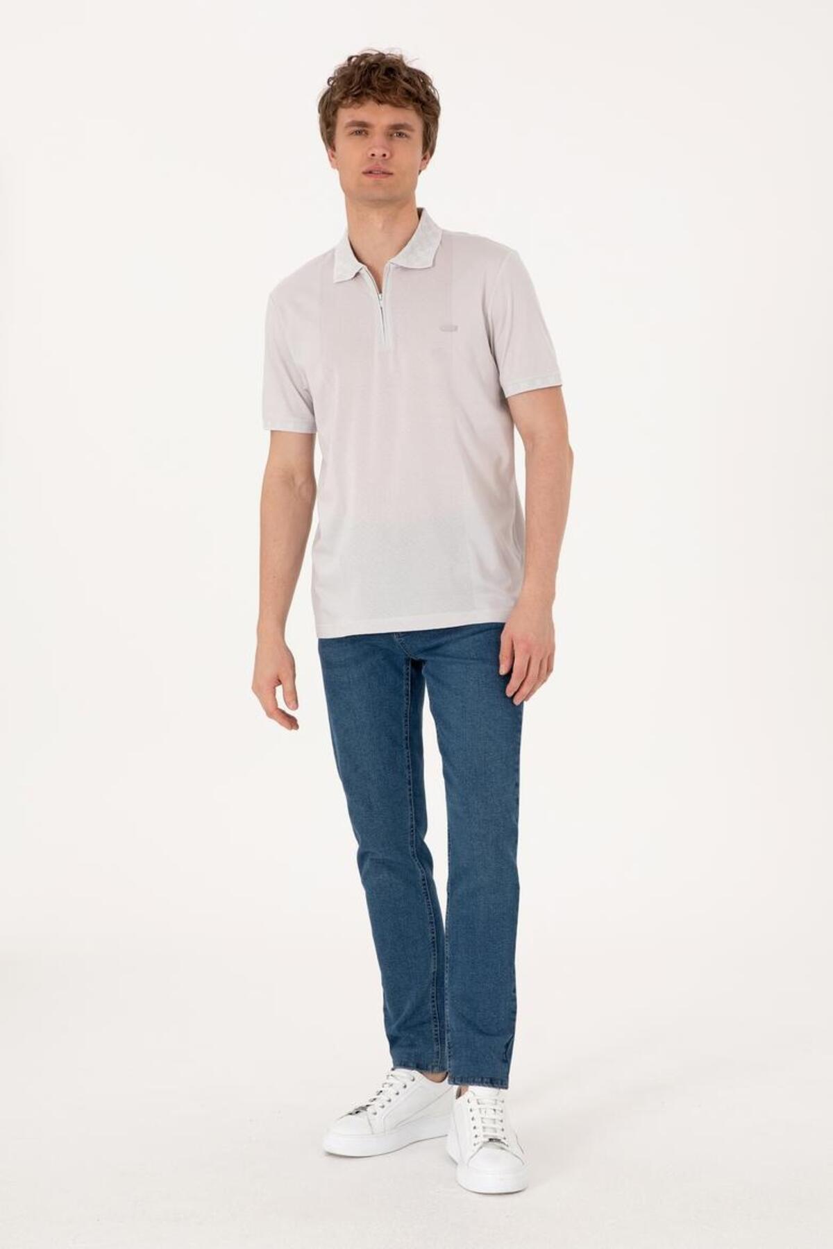 U.S Polo Assn. Tişört 2107318 G081SZ011 Açık Gri