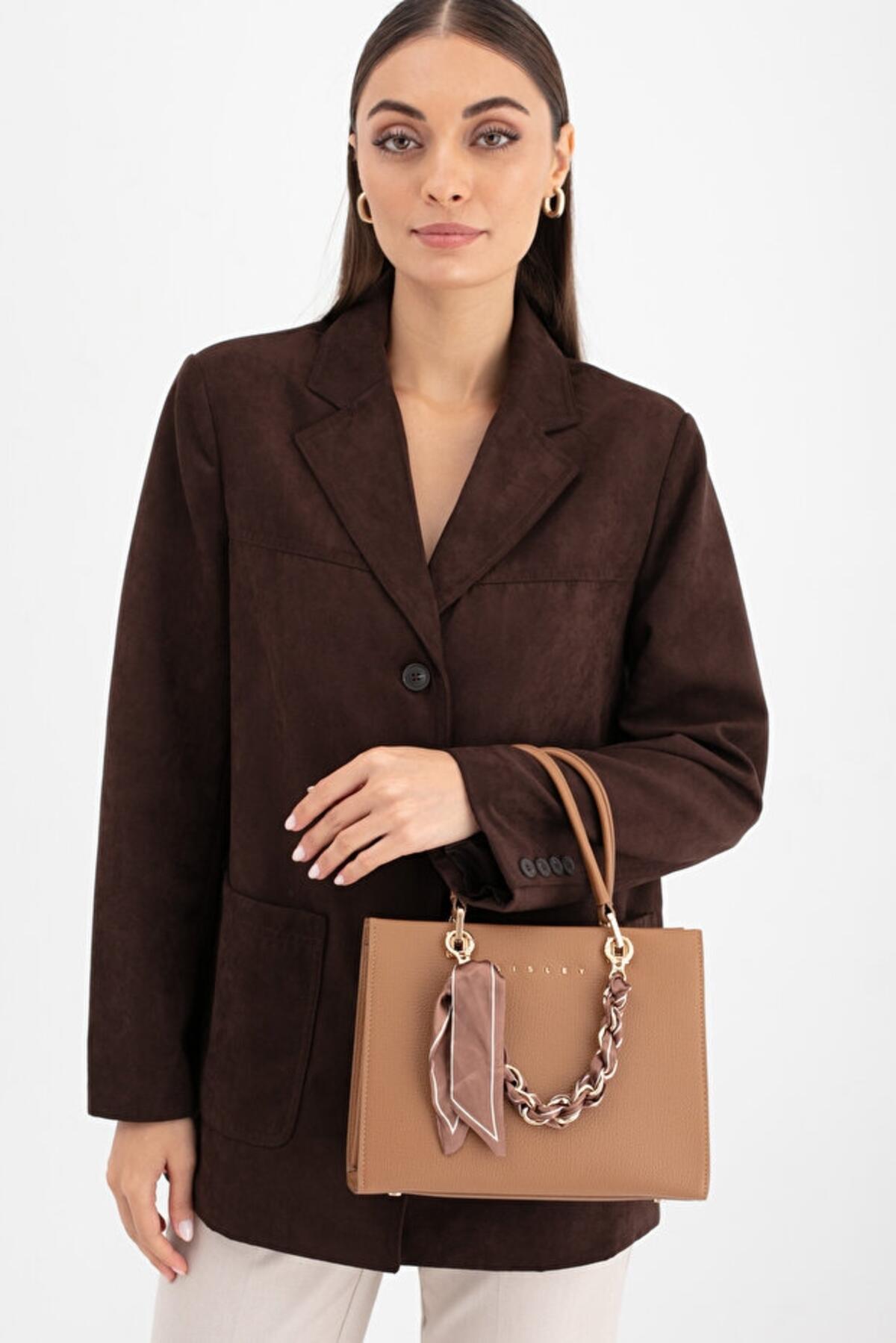 Sisley Kadın Kol Çantası SLY_286 Camel Sisley Kadın Kol Çantası SLY_286 Camel