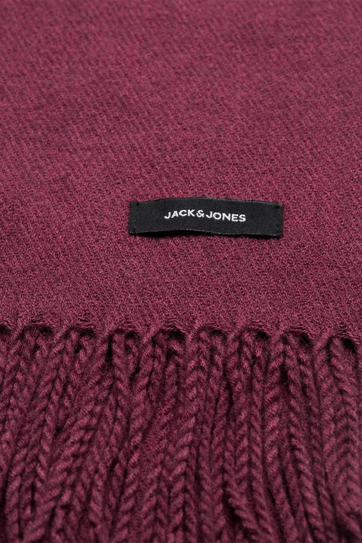 Jack&Jones Atkı 12140332 Mürdüm One Size