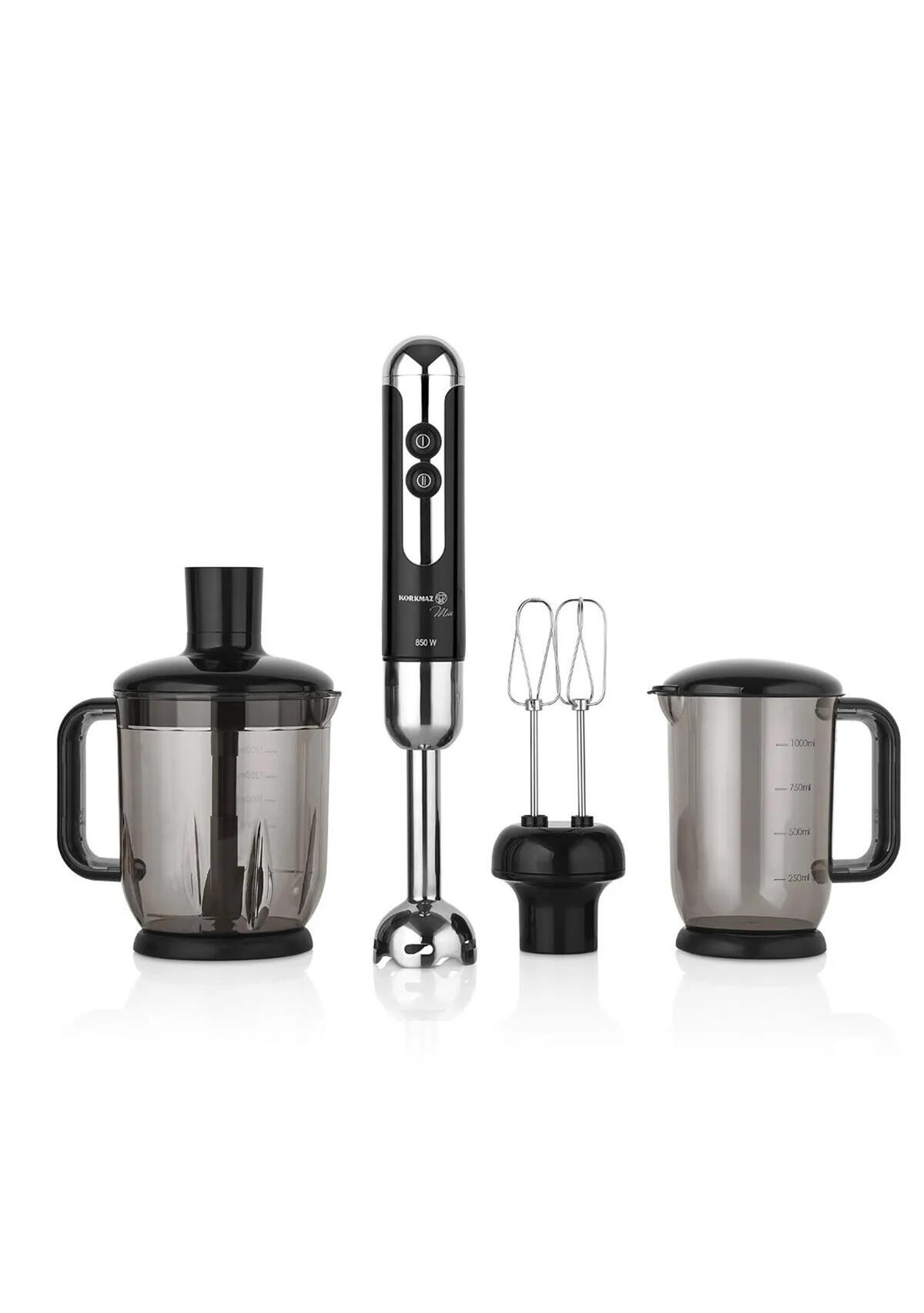 Korkmaz Blender Seti Mia Mega A447-12 Siyah
