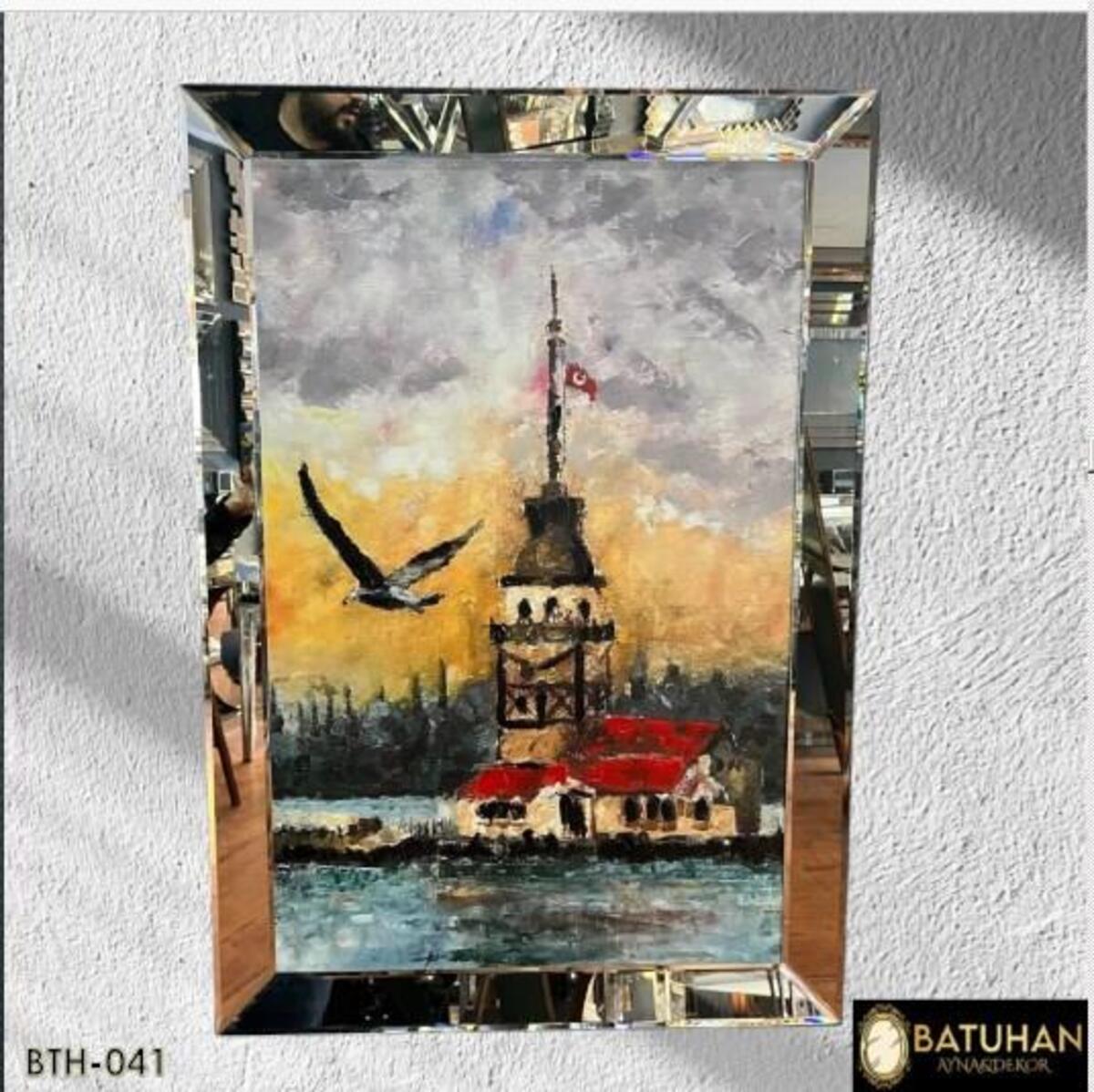 Batuhan Ayna Kız Kulesi Tablo (Yağlı Boya )Bth-41