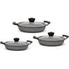 Fms Sahan Set 6 Parça Granit Gri D5001Gri
