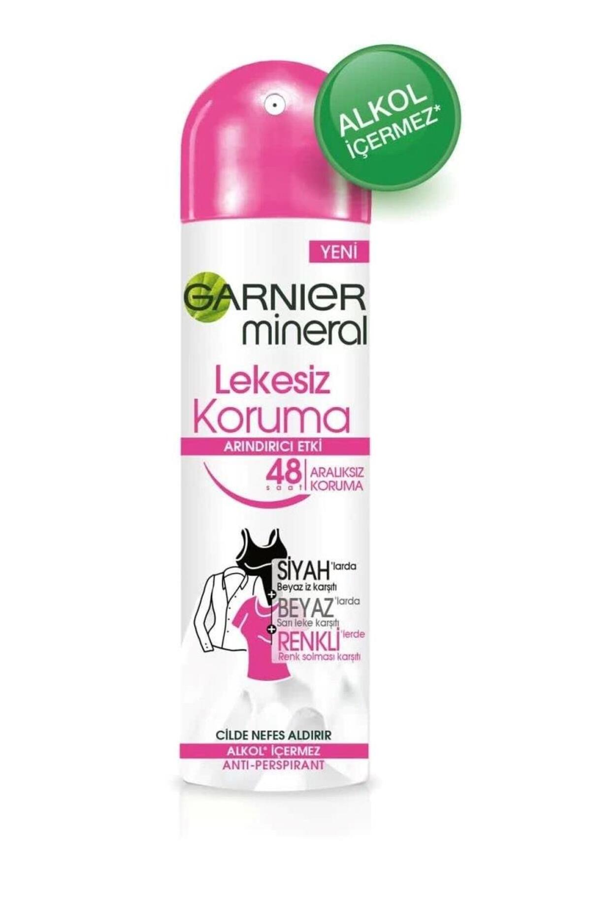 Garnier Kadın Deodorant Mineral Lekesiz Koruma 150Ml