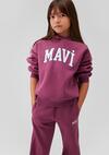Mavi Sweatshirt Kız Çocuk M7610035-70651 Mor