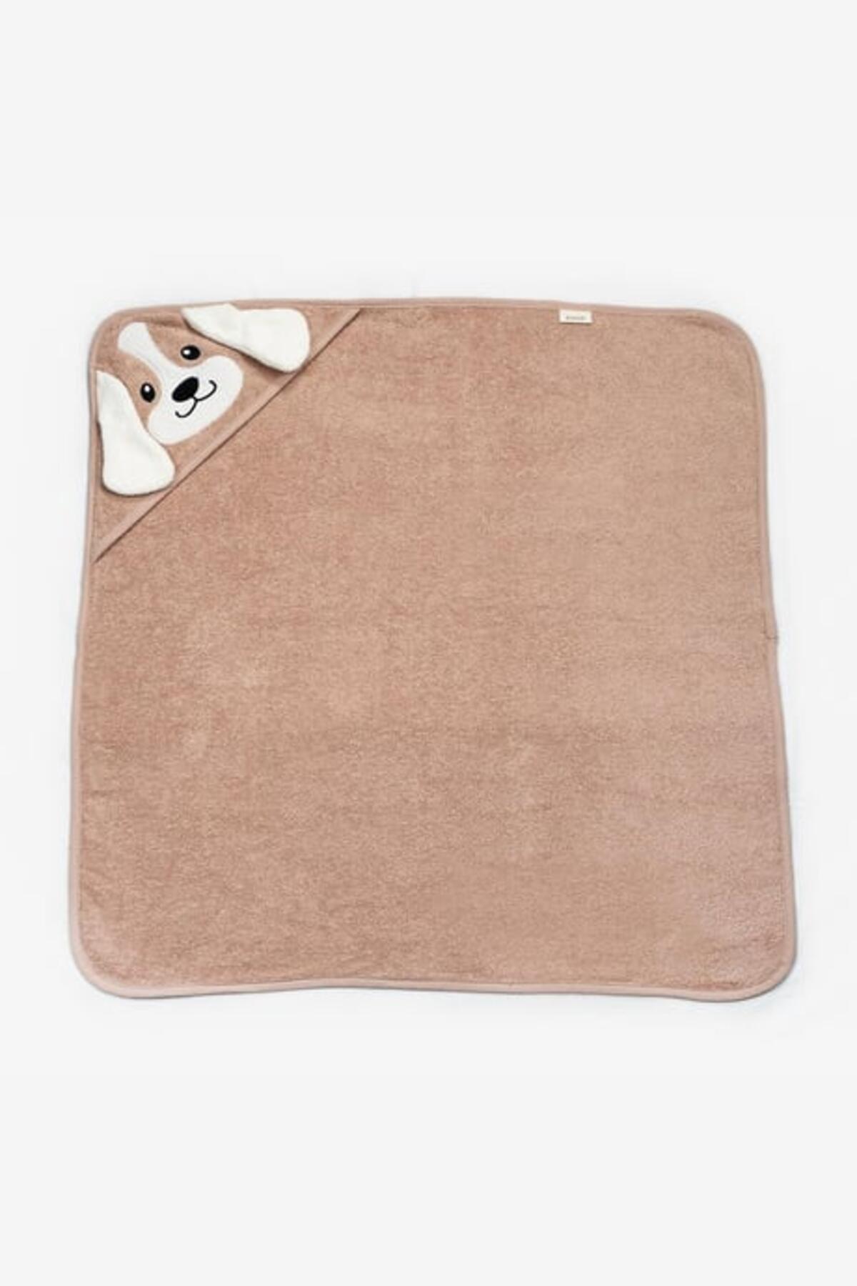 Kanz Havlu Kundak Silgi Nakışlı (Knz-037) Dog Bej
