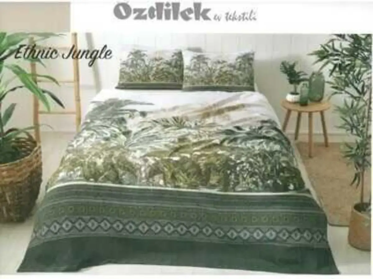Özdilek Pike Takımı Tek Kişilik Ranforce Jungle Ethnic Yeşil