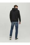 Jack&Jones Sweatshirt 12152840 Çizgili Siyah