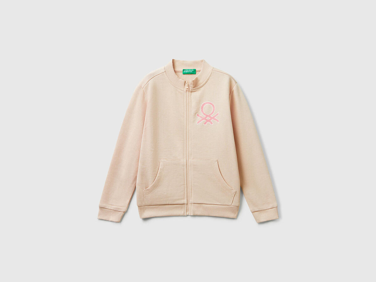 Benetton Sweatshirt Kız Bebek BNT-BG 3J70G503U-25K Açık Pembe