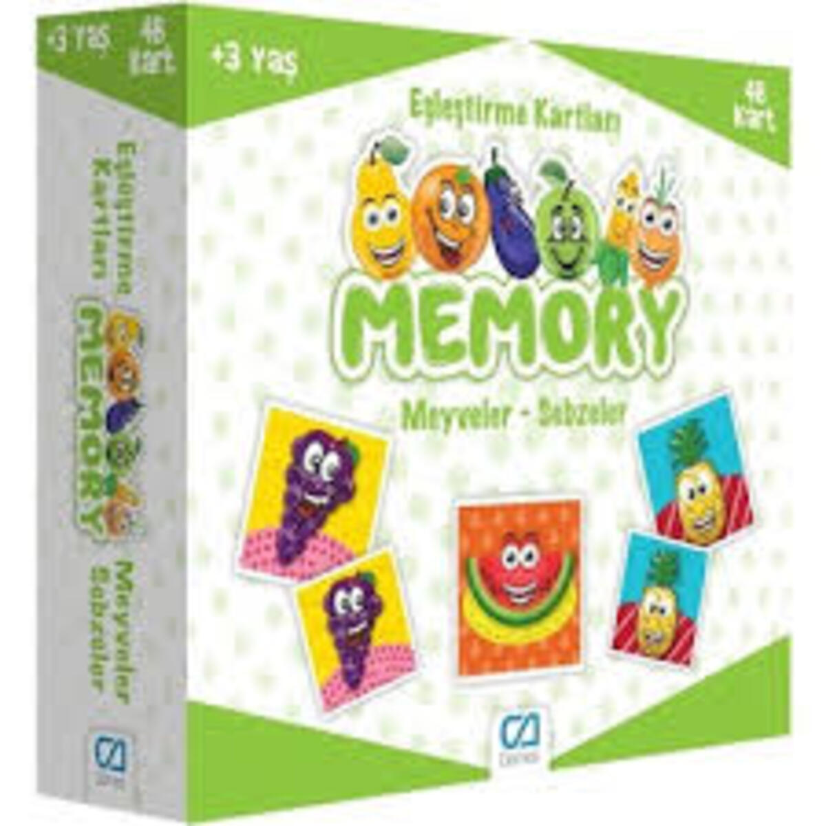 Ca Games Memory Meyveler-Sebzeler CA-5040