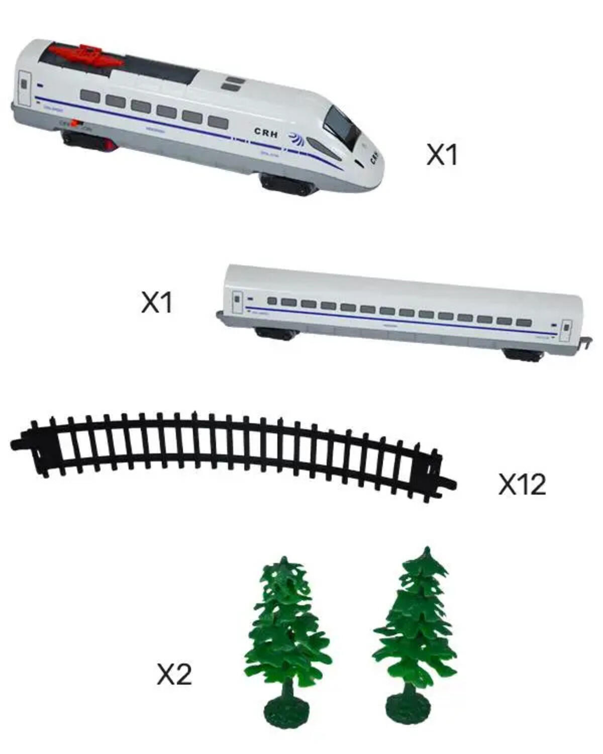 Ceren Toy Hızlı Tren 16 Parça CTOY-1801B-13