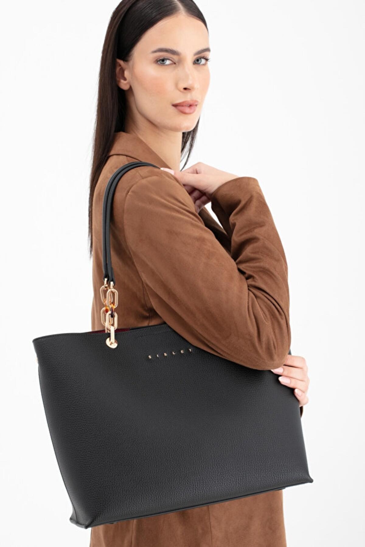 Sisley Kadın Kol Çantası SLY_285 Siyah Sisley Kadın Kol Çantası SLY_285 Siyah