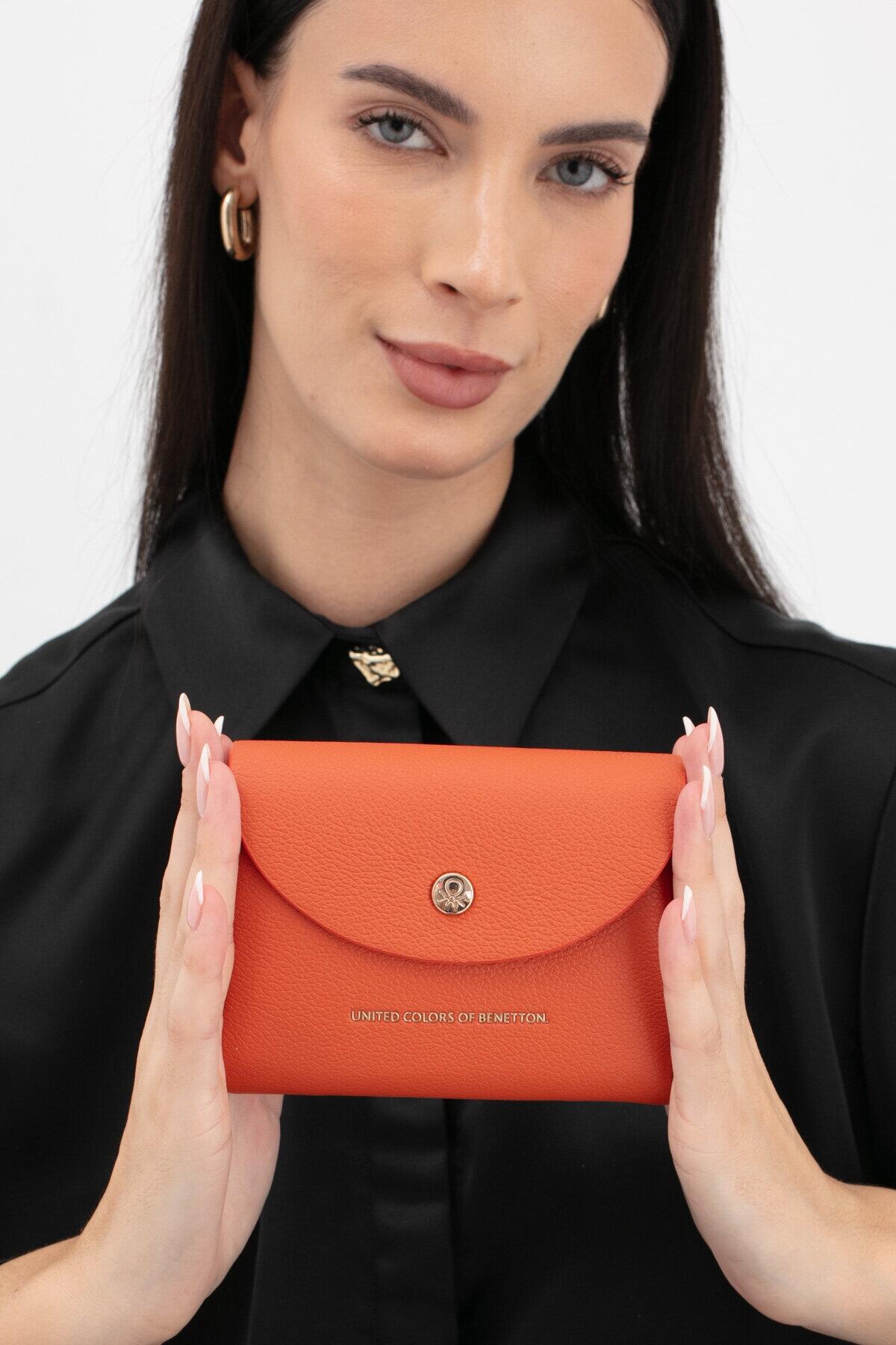 United Colors Of Benetton Kadın Cüzdan BNT_1634 Turuncu