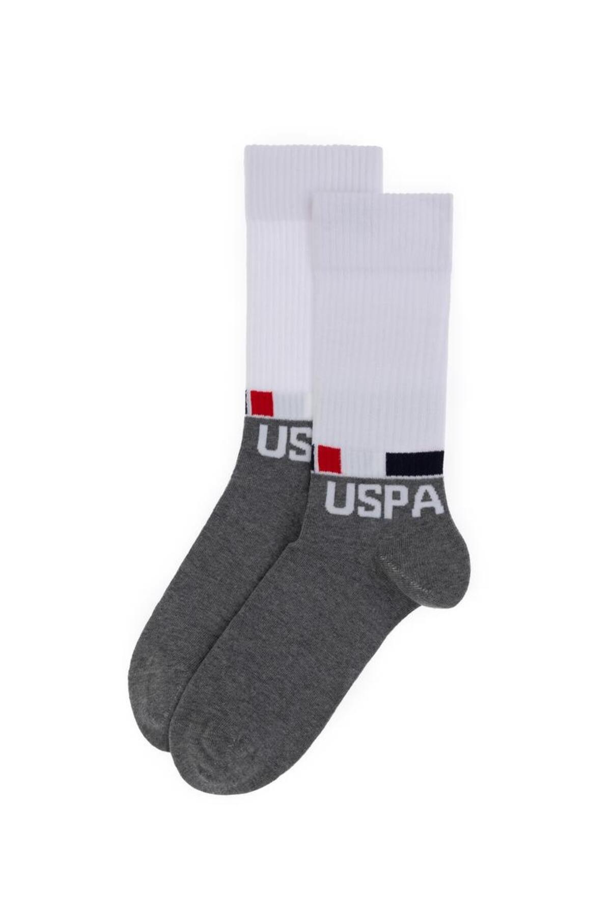 U.S Polo Assn. Çorap Kına A081SZ013 Gri Melanj