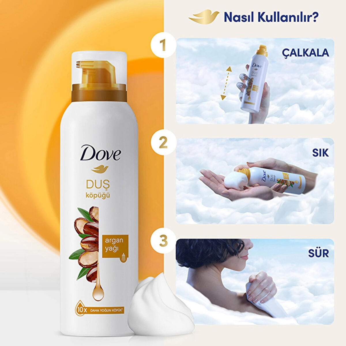 Dove Duş Köpüğü Argan 200Ml